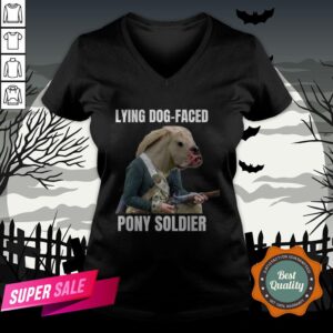 Alternative view of Lying Dog Faced Pony Soldier Funny Halloween Shirt