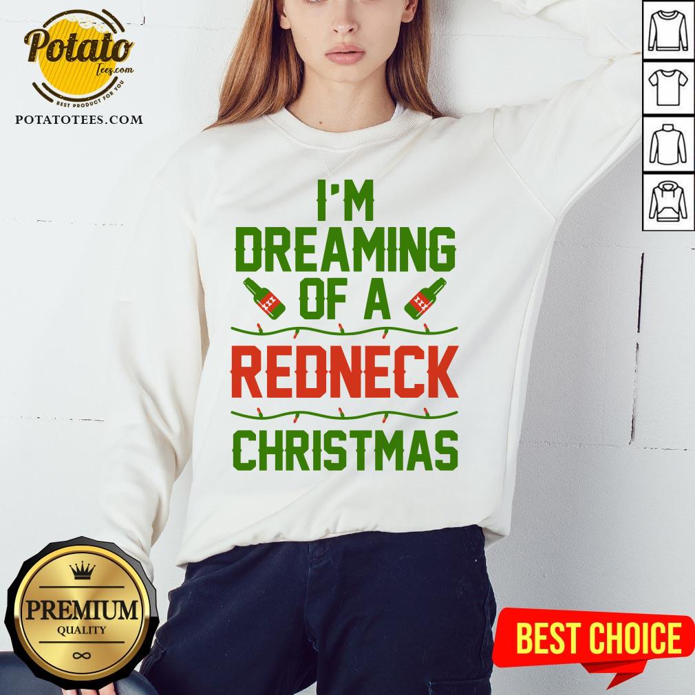 Official I'm Dreaming Of A Redneck Christmas Shirt - Image 4