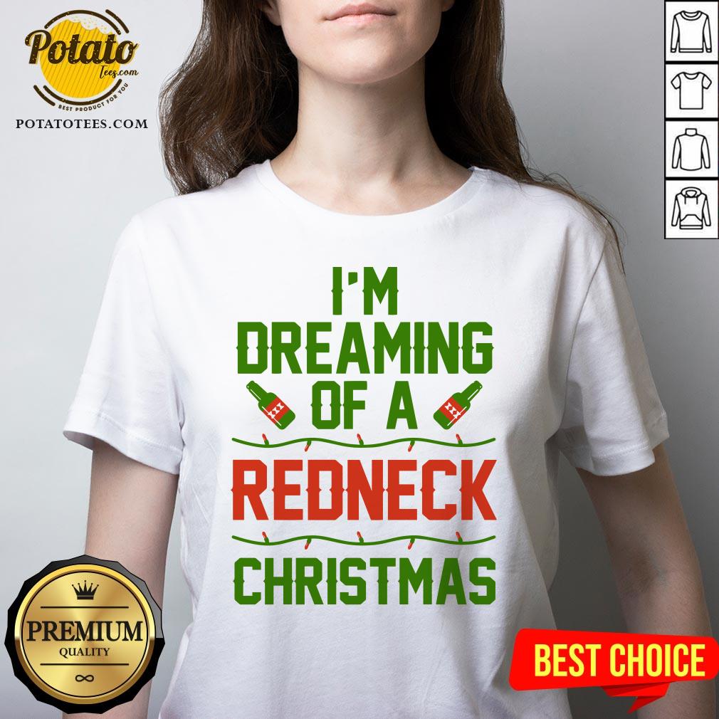Official I'm Dreaming Of A Redneck Christmas Shirt - Image 2