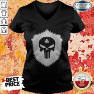 Alternative view of Skull Black Amon Amarth Logo Halloween Shirt