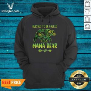 Alternative view of Lovely Cannabis Blessed To Be Called Mama Bear Shirt
