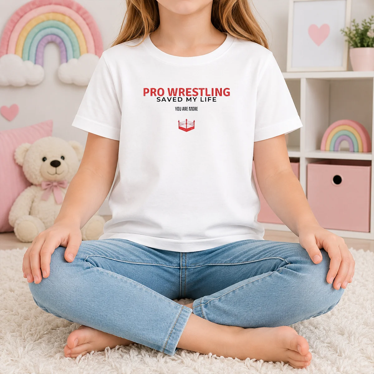 Nice Pro Wrestling Saved My Life You Are More Shirt - Image 6
