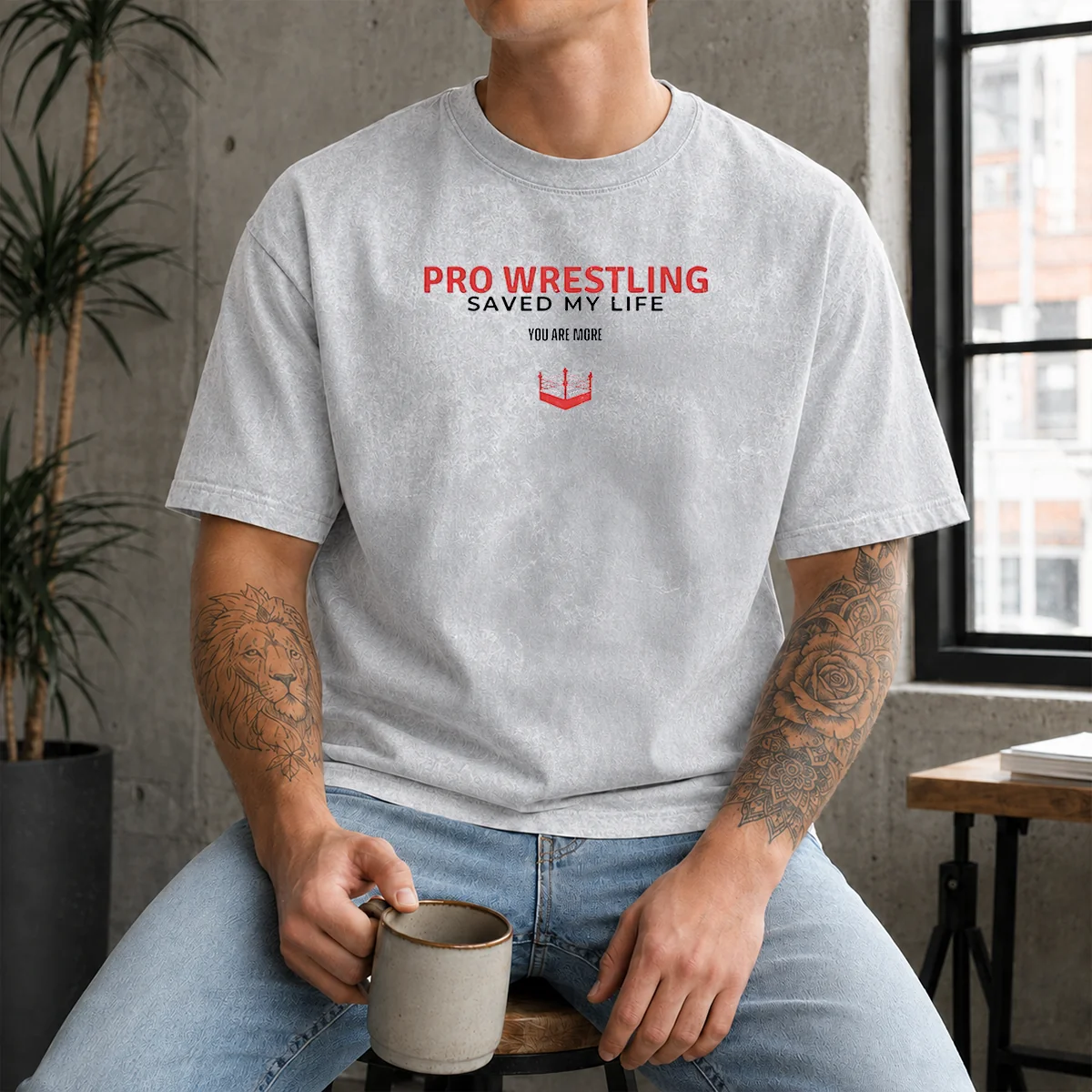 Nice Pro Wrestling Saved My Life You Are More Shirt - Image 9