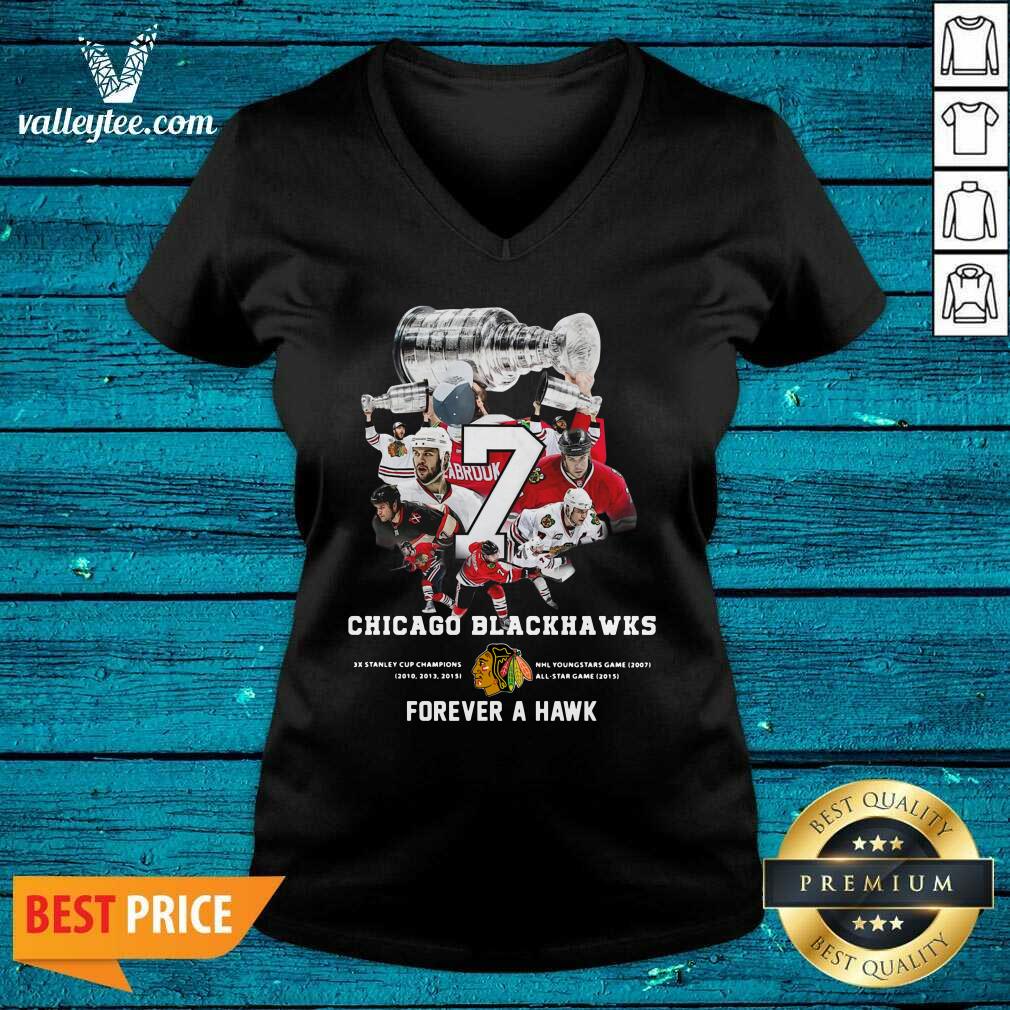 Pretty 7 Chicago Blackhawks Forever A Hawk Shirt - Image 5