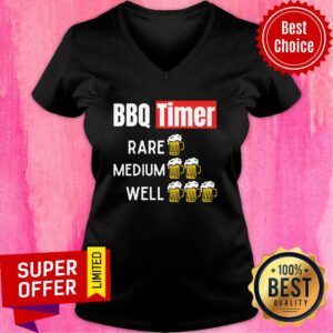 Alternative view of BBQ Barbecue Timer Beer Rare Medium Well Shirt
