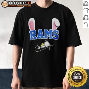 Official Los Angeles Rams X Snoopy Happy Easter T-Shirt