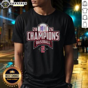 Awesome San Diego State Aztecs NCAA Regular Season Champions Baseball 2026 T-Shirt