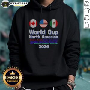 Alternative view of Nice World Cup North America Soccer Fan 2026 T-Shirt