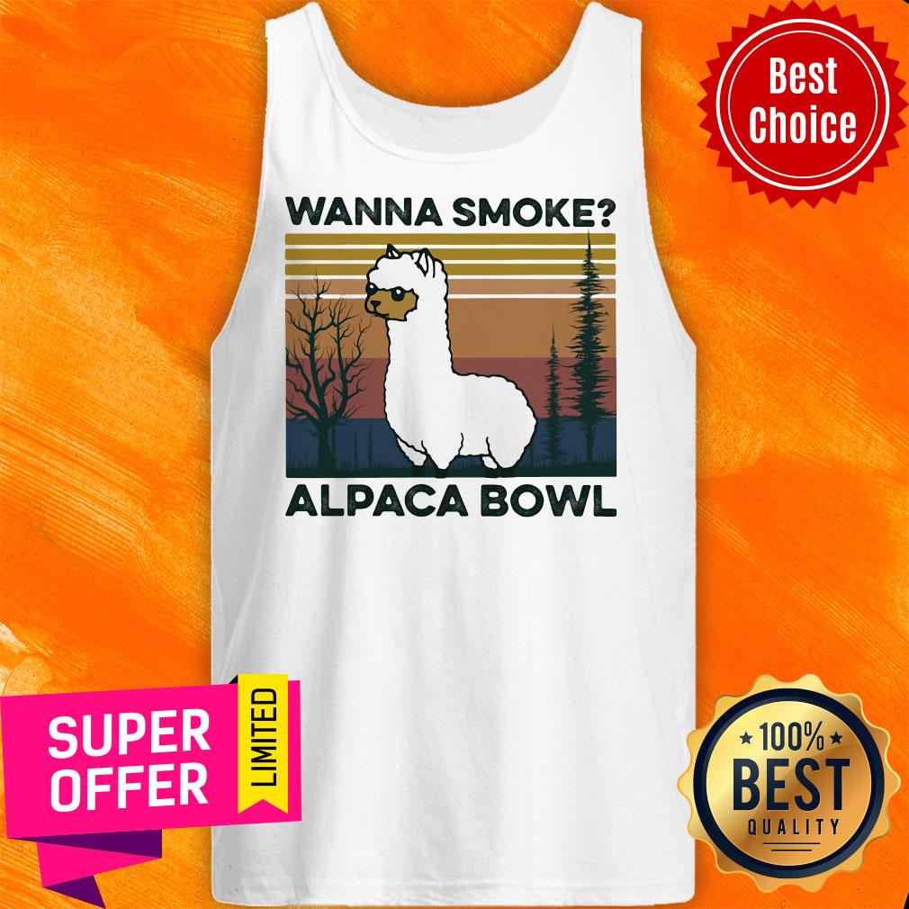 Awesome Lalma Wanna Smoke Alpaca Bowl Vintage Shirt - Image 5