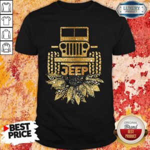 Funny Jeep Sunflower Shirt