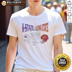 Top K-State Vs Iowa State 2025 Aer Lingus College Football Classic Helmet T-Shirt