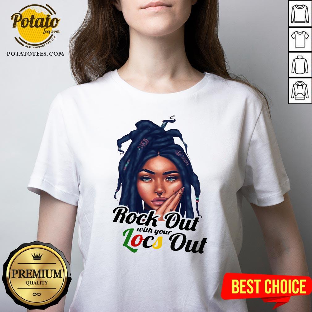Great Rock Out With Your Locs Out Shirt - Image 2