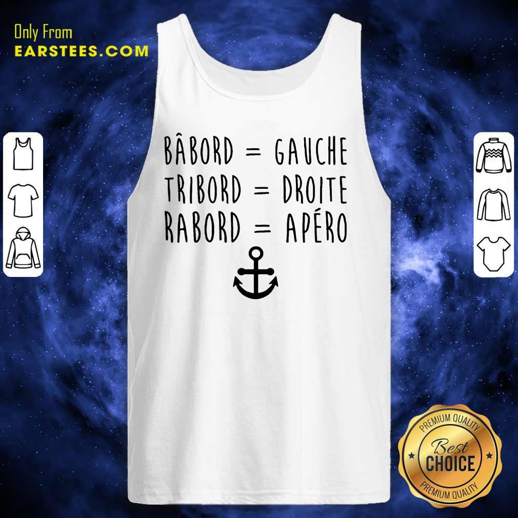 Top Bâbord Gauche Tribord Droite Anchor Shirt - Image 2