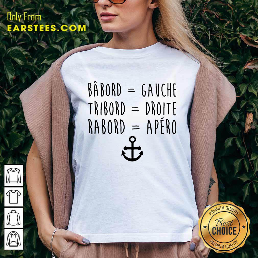 Top Bâbord Gauche Tribord Droite Anchor Shirt - Image 5