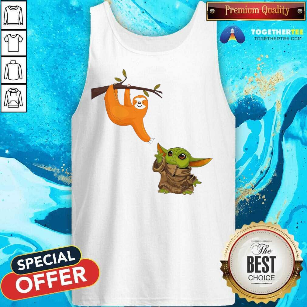 Perfect Baby Yoda And Sloth Shirt - Image 3