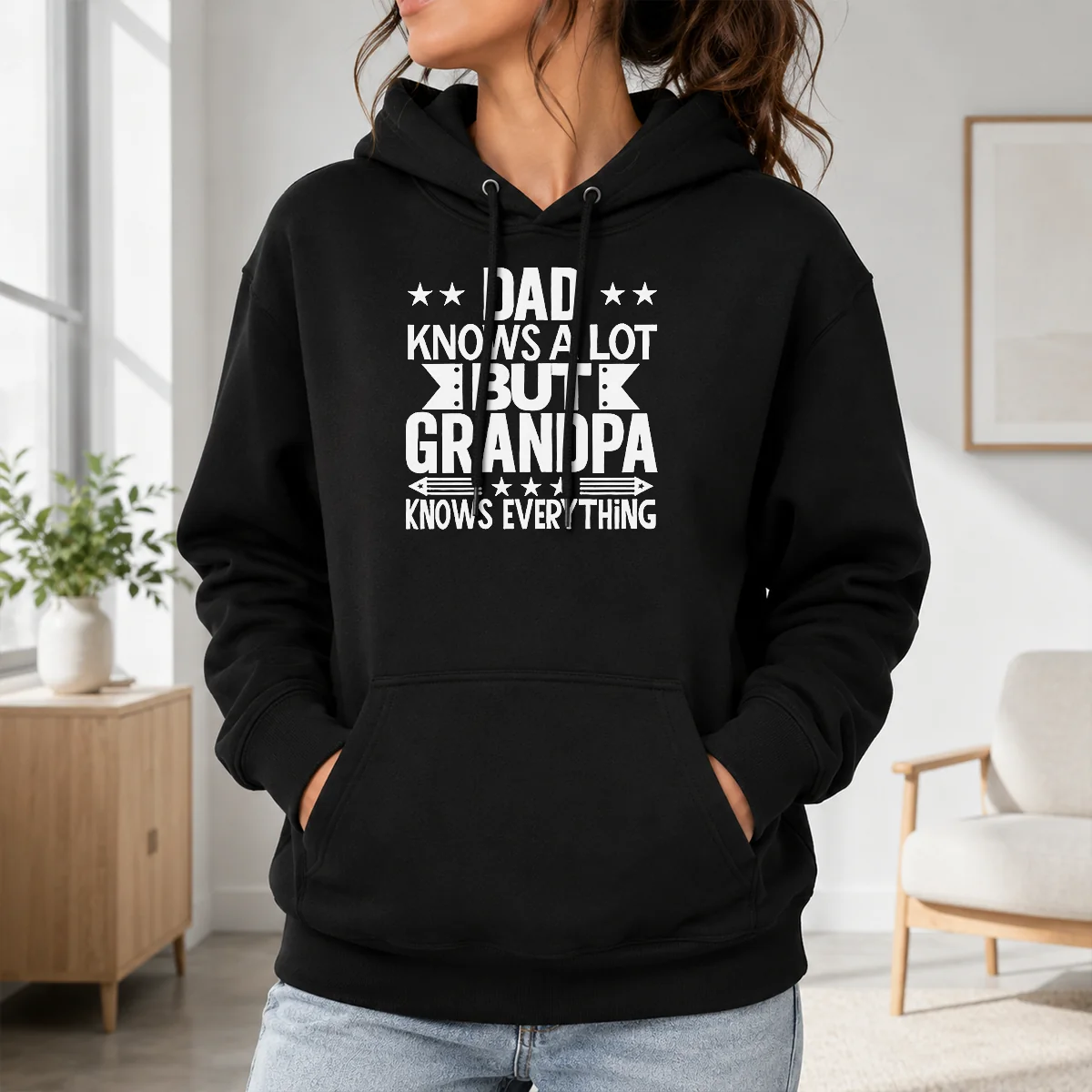 Happy Official Dad Knows A Lot But Grandpa Knows Everything Shirt - Image 7