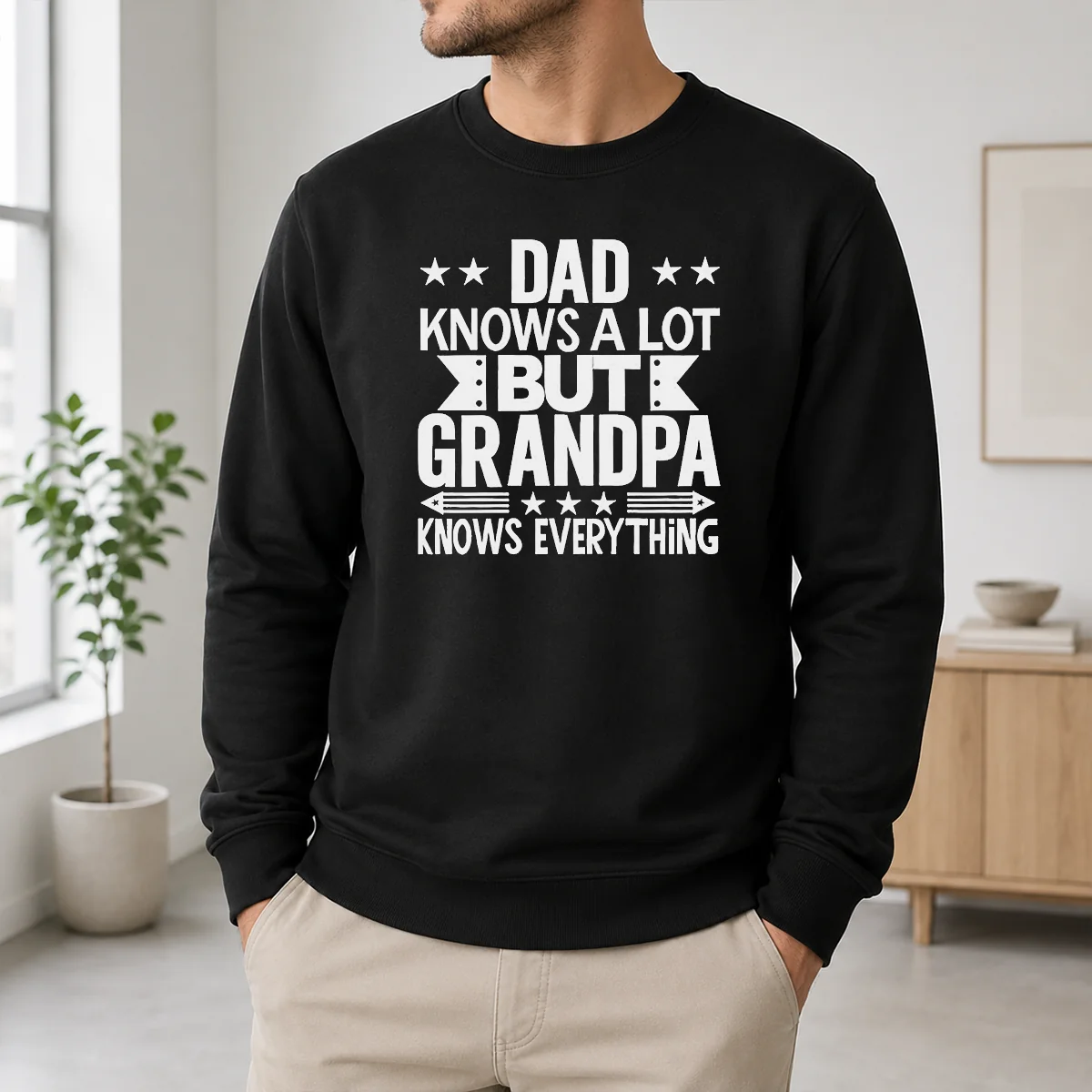Happy Official Dad Knows A Lot But Grandpa Knows Everything Shirt - Image 6