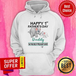 Alternative view of Official Happy 1st Father's Day Daddy I'm The Best Present Ever Shirt