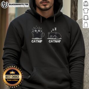 Alternative view of Original Catnip Catnap Funny Cat T-Shirt