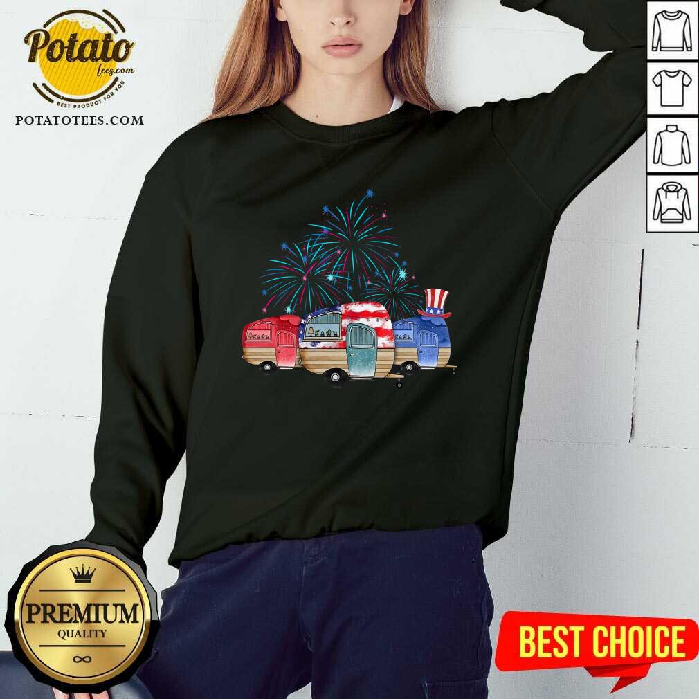 Camping 4th Of July Shirt - Image 4