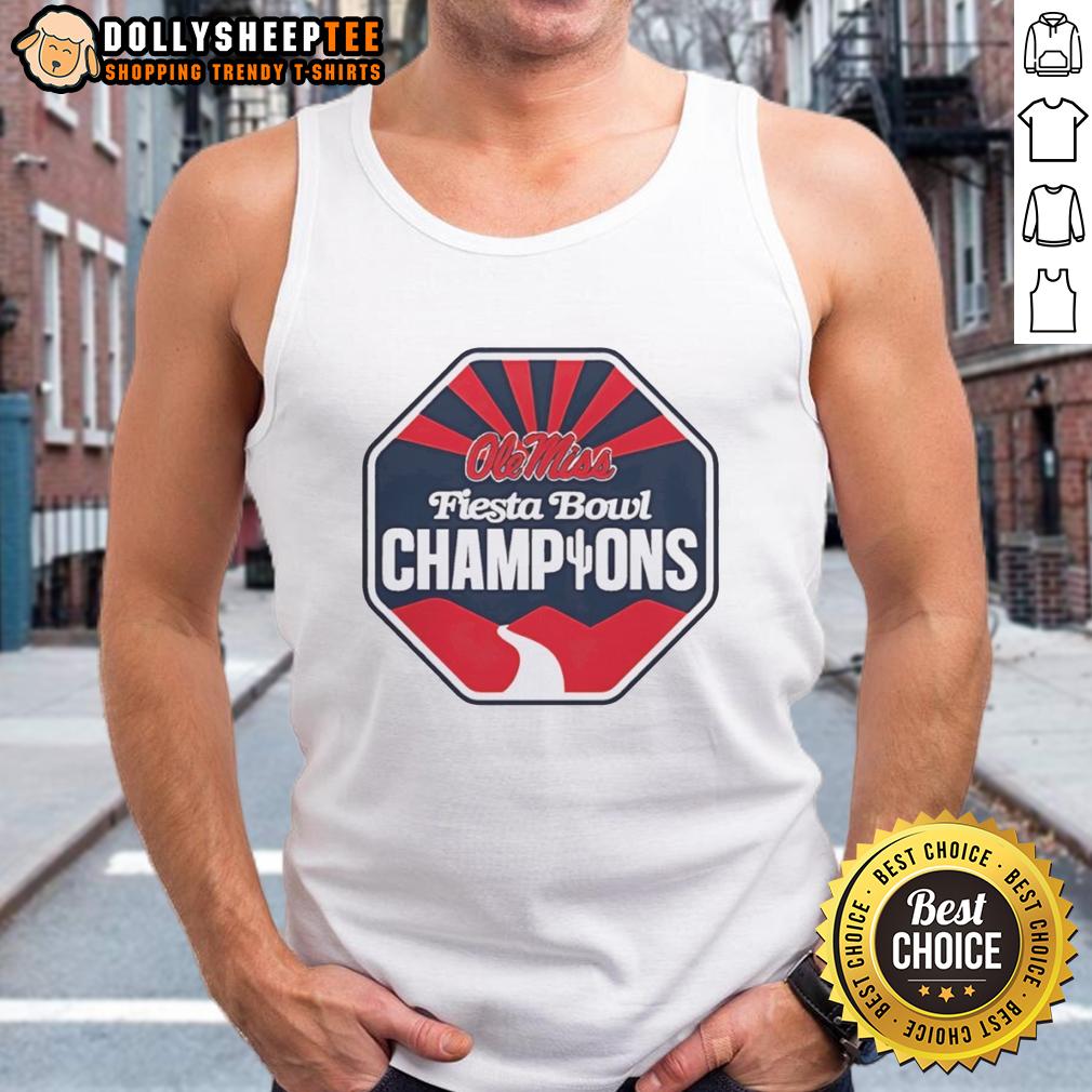 Awesome Ole Miss Rebels Champions Vrbo Fiesta Bowl CFP 2026 Logo T-Shirt - Image 3