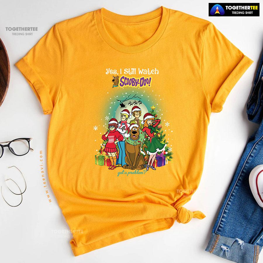 Yes I Still Watch Scooby Doo for Christmas T-Shirt - Image 11
