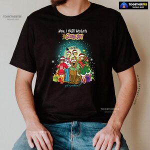Alternative view of Yes I Still Watch Scooby Doo for Christmas T-Shirt
