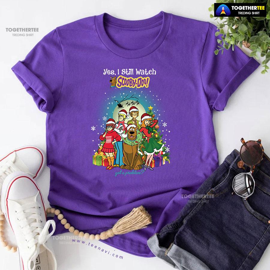 Yes I Still Watch Scooby Doo for Christmas T-Shirt - Image 7