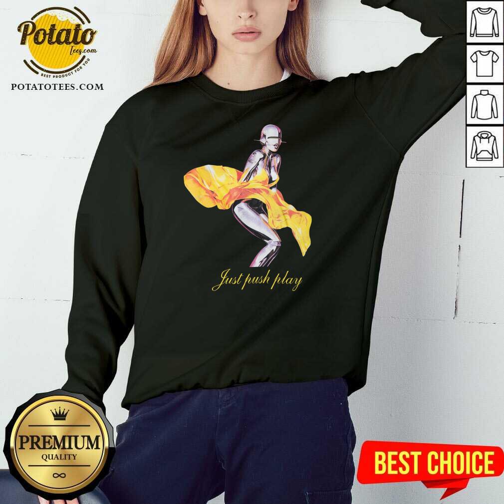 Awesome Aerosmith Merch Just Push Play Shirt - Image 4