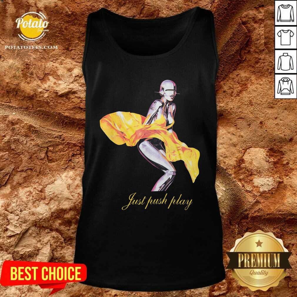 Awesome Aerosmith Merch Just Push Play Shirt - Image 3