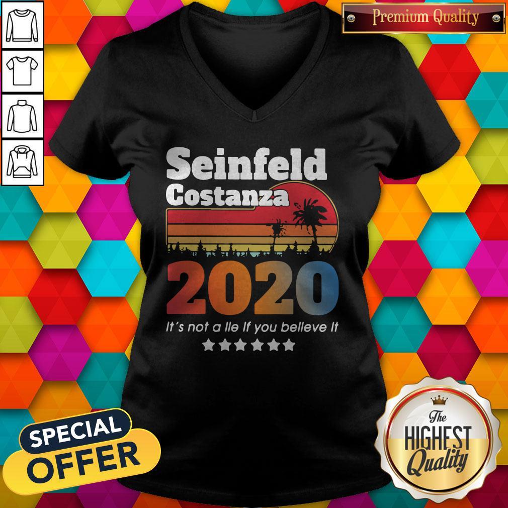 Awesome Seinfeld Costanza 2020 It’s Not A Lie If You Believe It Vintage Shirt - Image 3