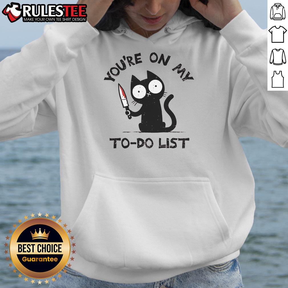 Funny Cat You're On My To-Do List T-Shirt - Image 2