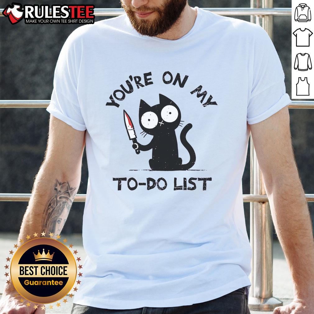 Funny Cat You're On My To-Do List T-Shirt