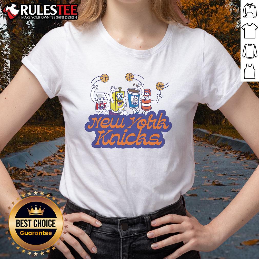 Funny Cereal Box Dude New York Knicks T-Shirt - Image 3