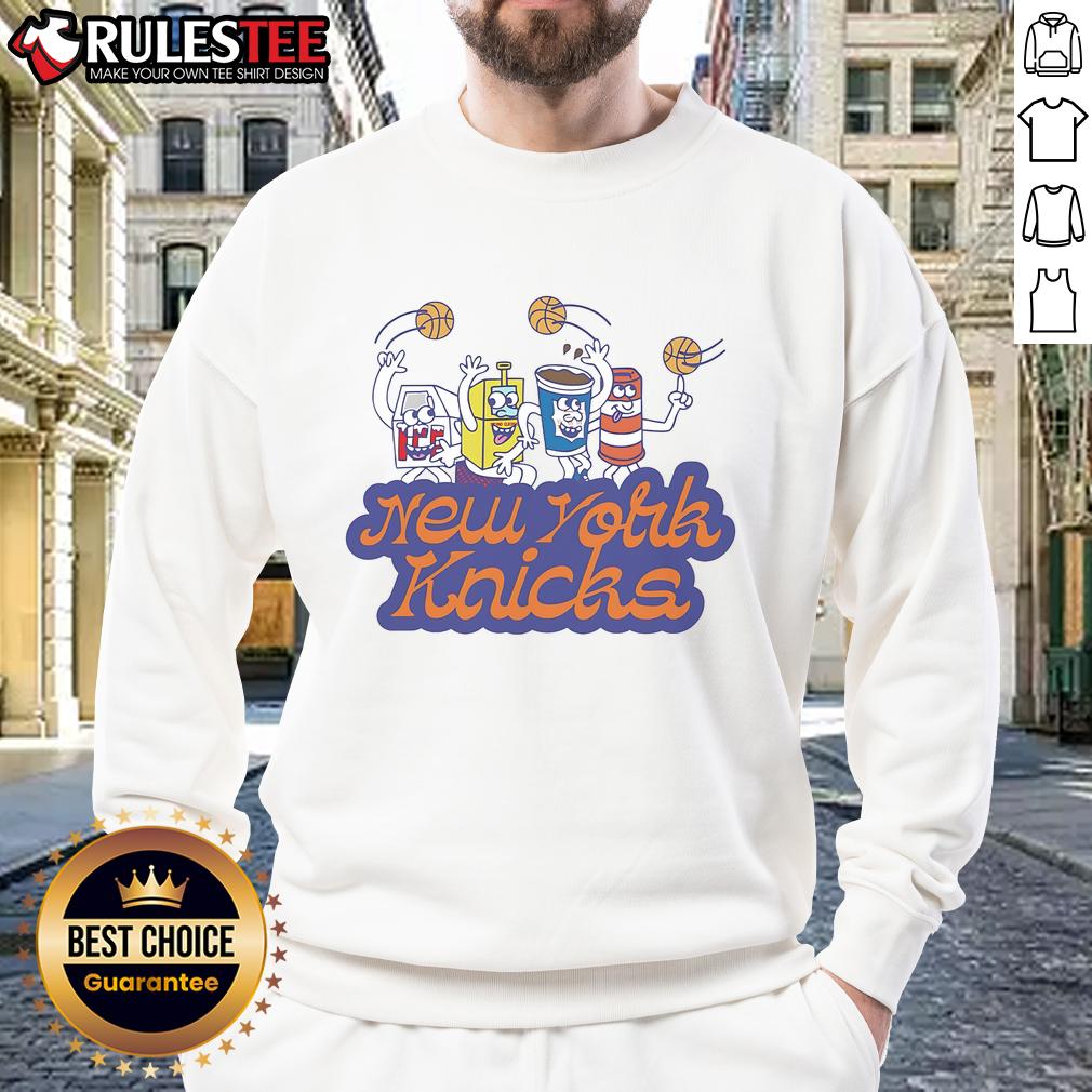 Funny Cereal Box Dude New York Knicks T-Shirt - Image 5