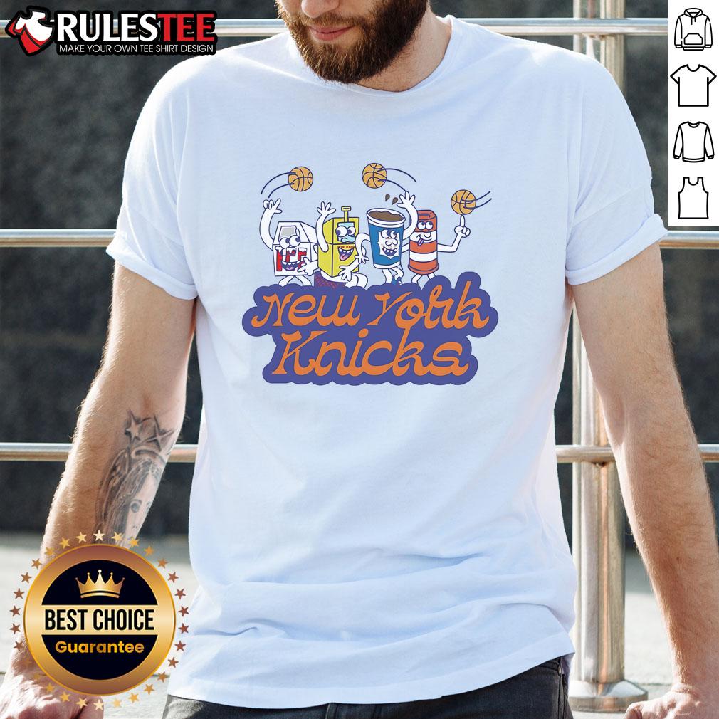 Funny Cereal Box Dude New York Knicks T-Shirt