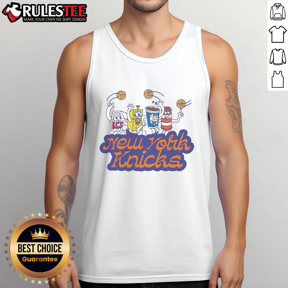 Funny Cereal Box Dude New York Knicks T-Shirt - Image 4