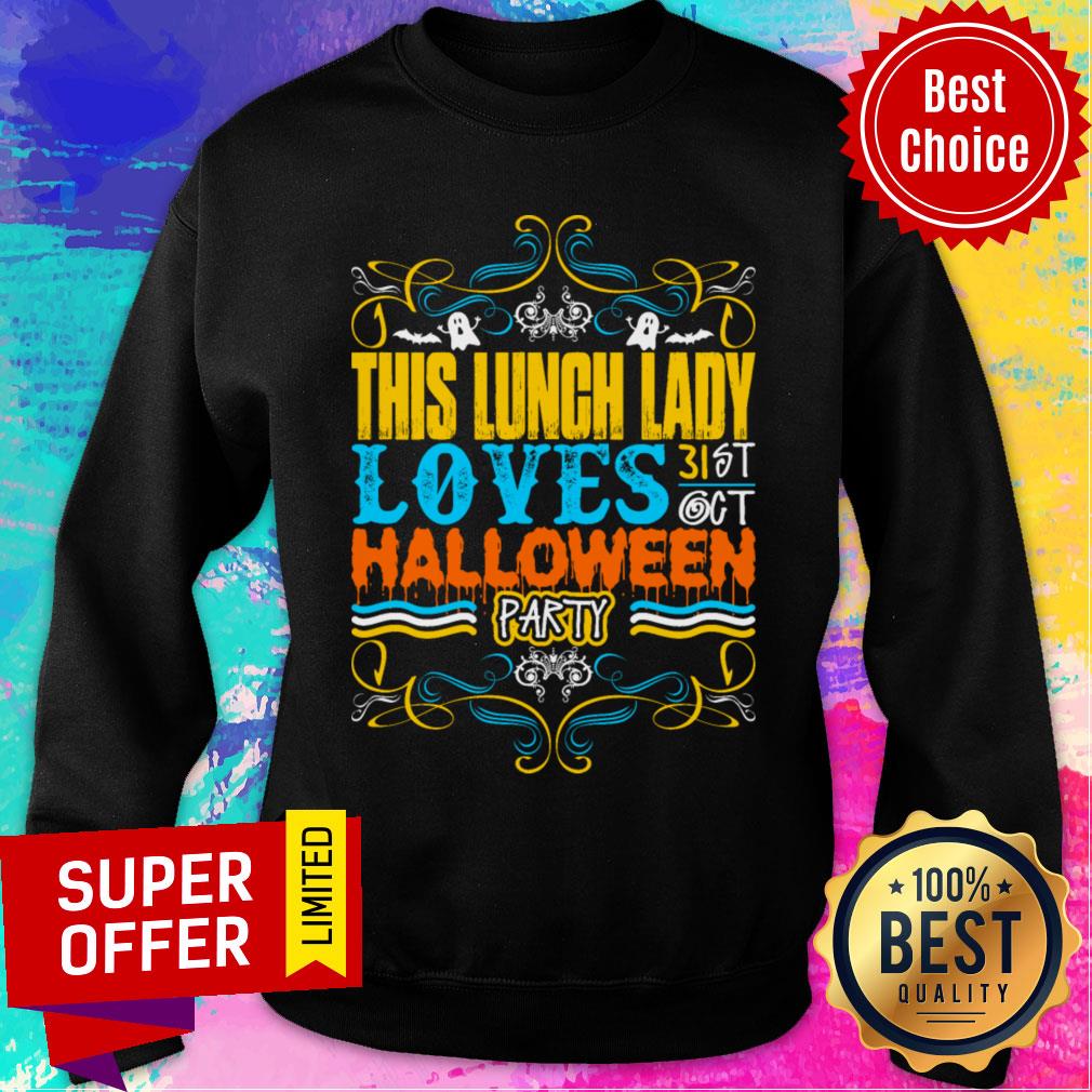 This Lunch Lady Loves Halloween Party Shirt - Image 5