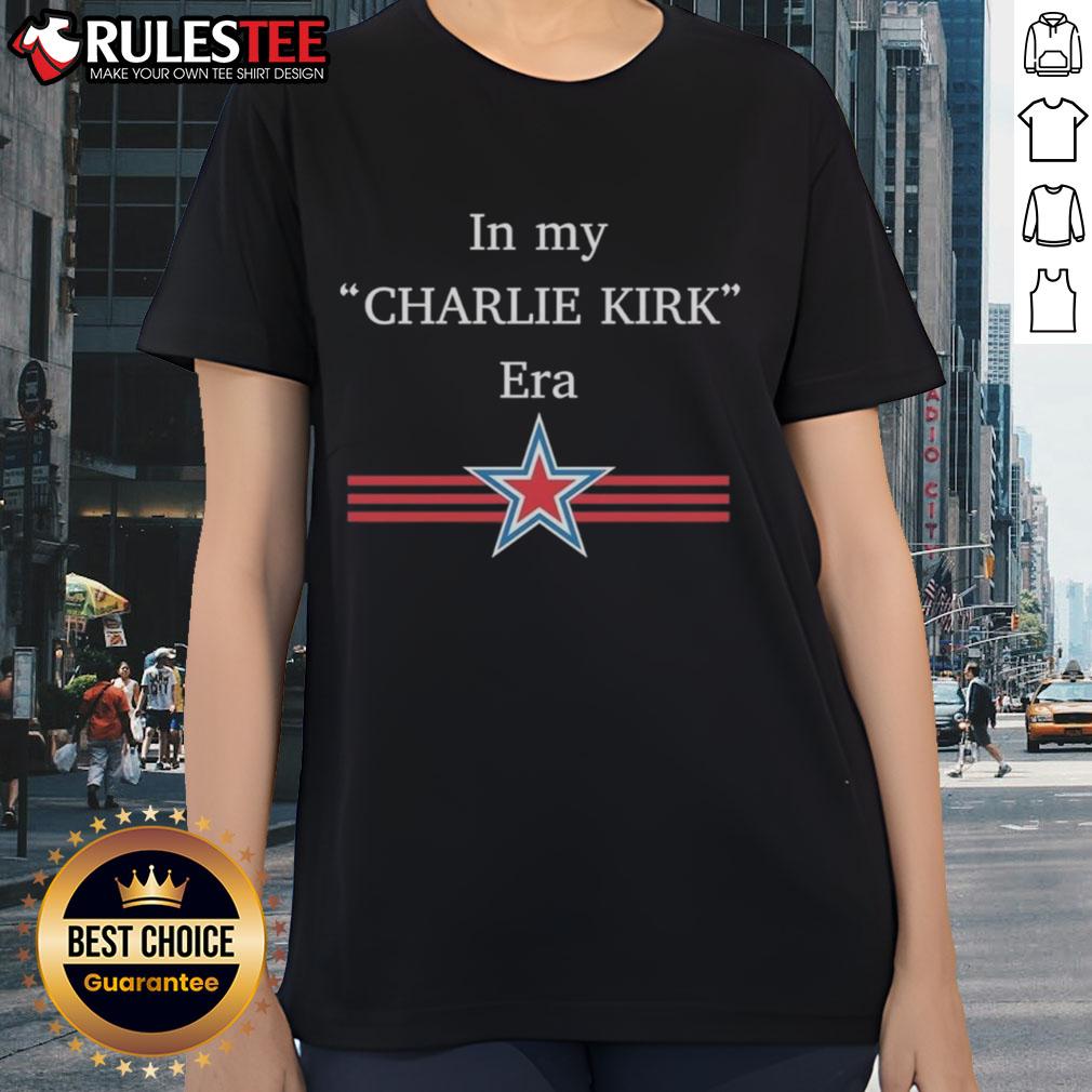 Official In My Charlie Kirk Era Star T-Shirt - Image 3