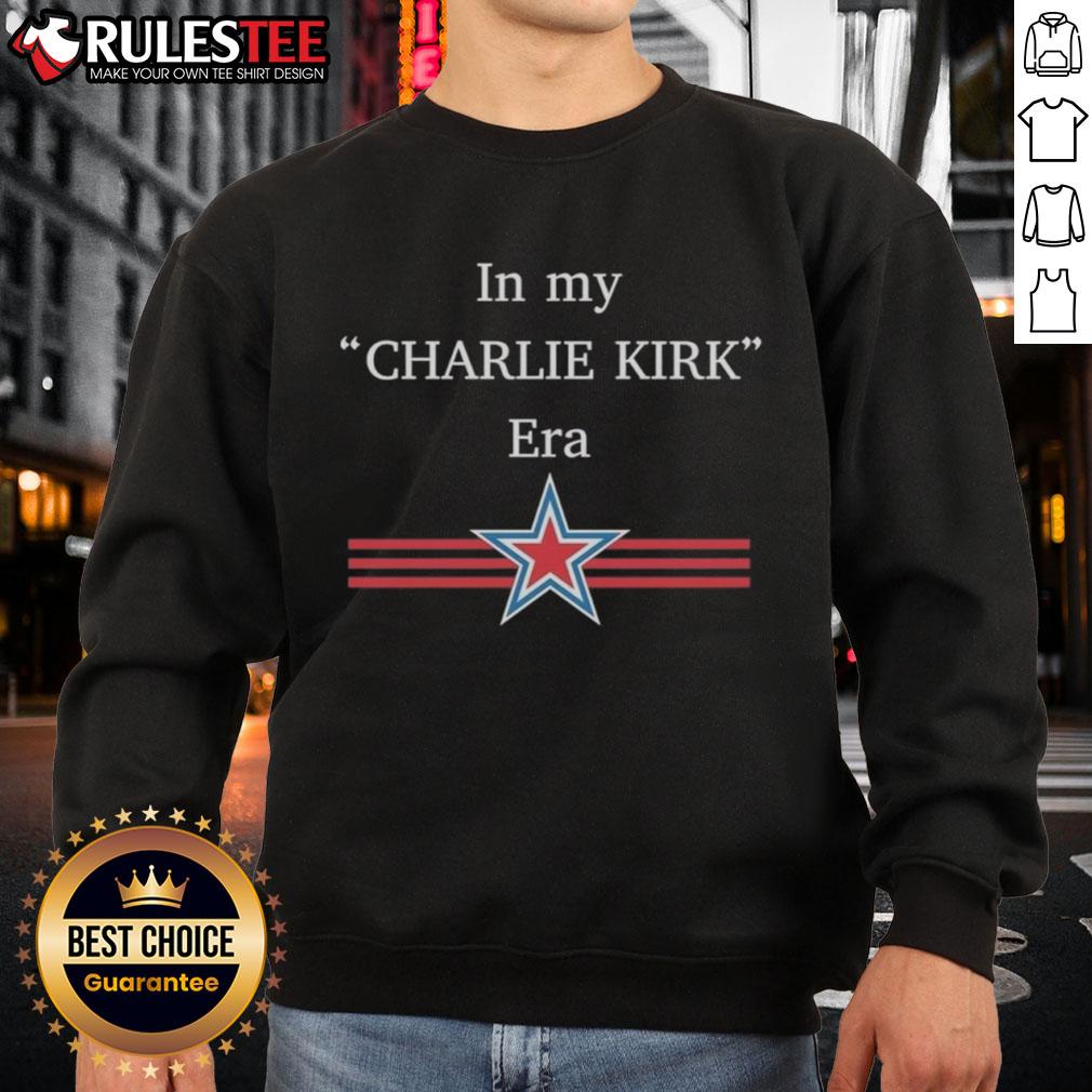 Official In My Charlie Kirk Era Star T-Shirt - Image 5