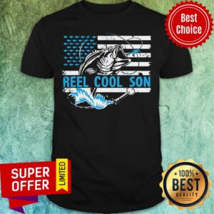 Nice Reel Cool Son American Flag Shirt