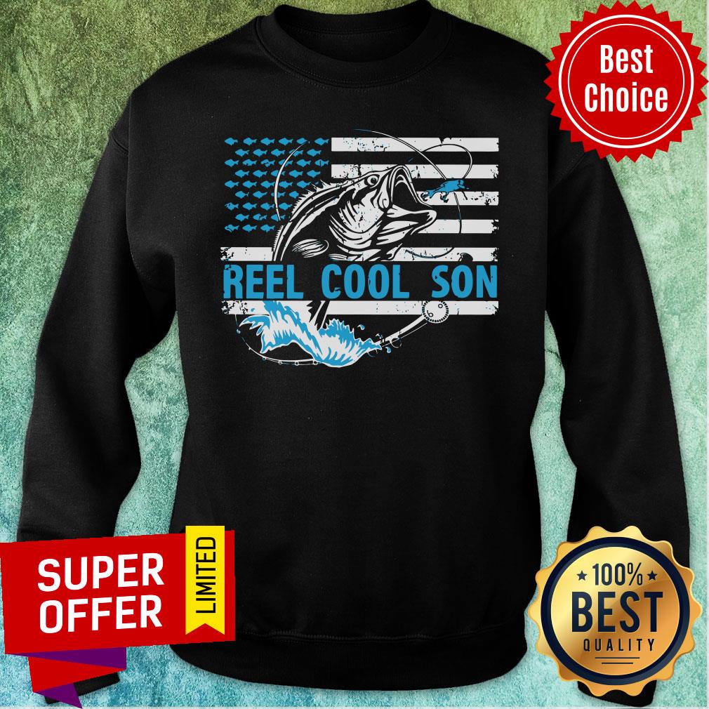 Nice Reel Cool Son American Flag Shirt - Image 4