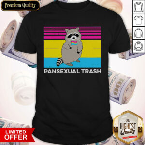 Top Vintage Pansexual Trash Shirt