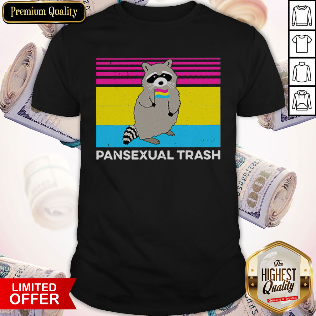 Top Vintage Pansexual Trash Shirt