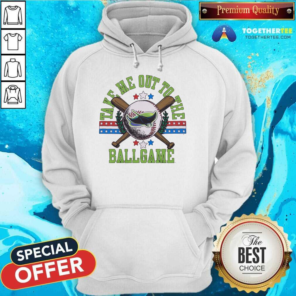 Premium Tampa Bay Rays Take Me Out To The Ballgame T-Shirt - Image 2