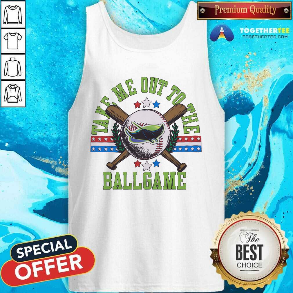 Premium Tampa Bay Rays Take Me Out To The Ballgame T-Shirt - Image 4