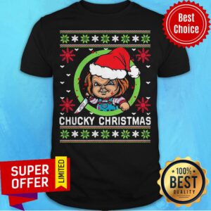 Premium Chucky Horror Knife Ugly Christmas Shirt