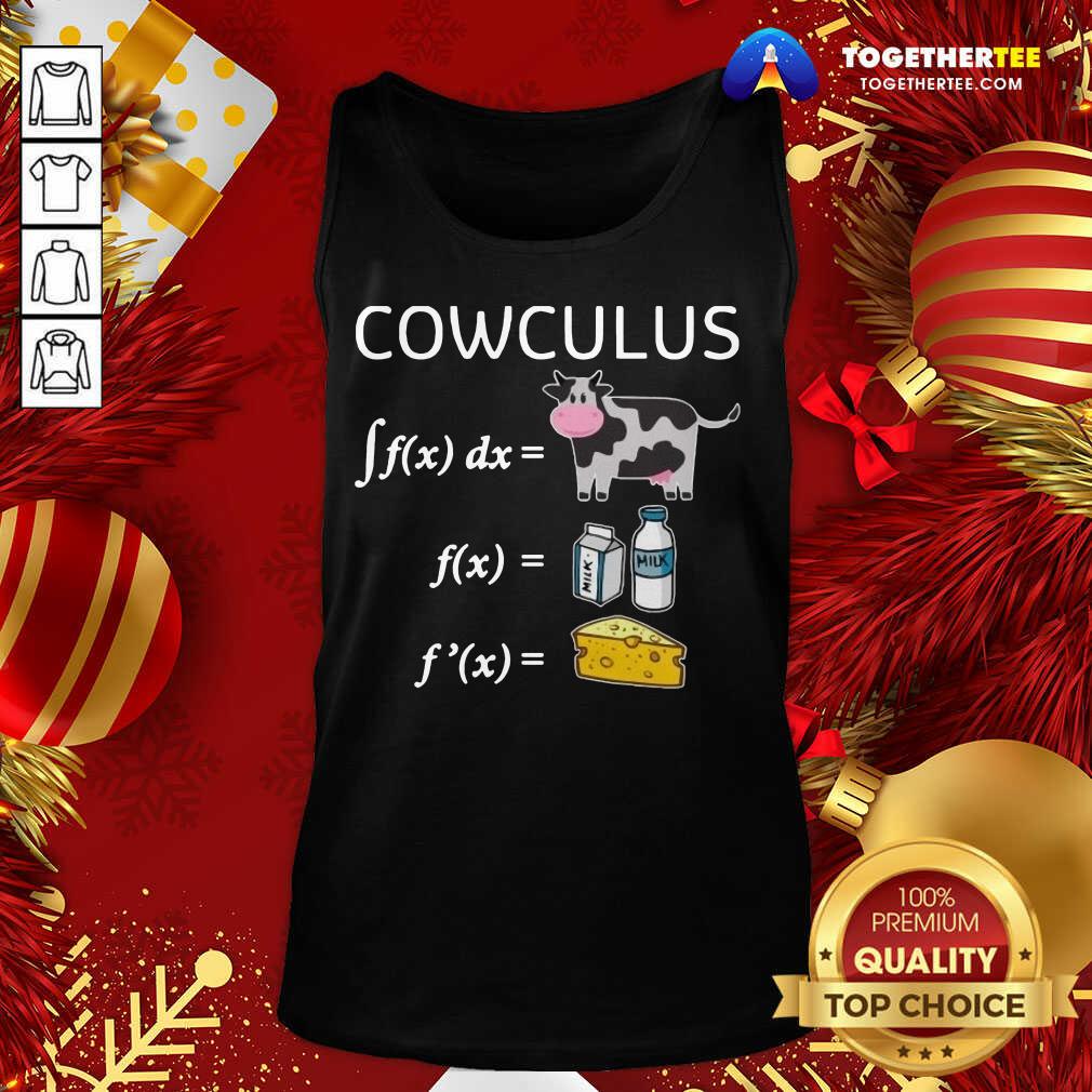 Premium Cowculus Calculus Math Milk Cheese Shirt - Image 3