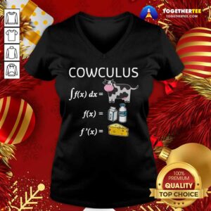 Alternative view of Premium Cowculus Calculus Math Milk Cheese Shirt