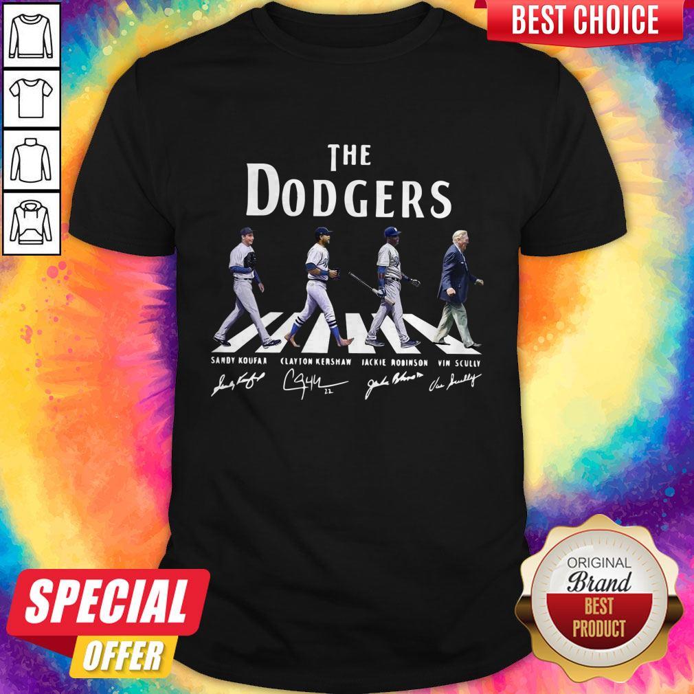 Pretty The Dodgers Abbey Road Signatures Shirt
